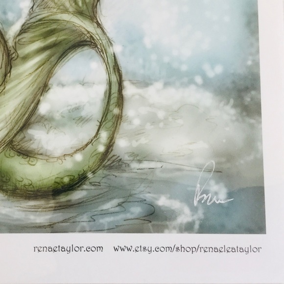 Renae Taylor Mermaid Art Print ⭐️(Signed)⭐️ - Picture 4 of 5